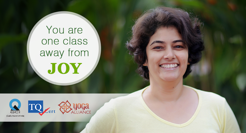 Rupa Kanade, an experienced yoga teacher, smiling